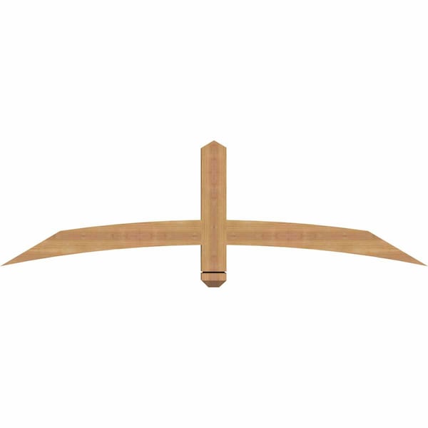Ekena Millwork Bellingham Timber Gable Bracket, Western Red Cedar, 60"W x 17"H x 3 1/2"D x 3 1/2"F, 7/12 Pitch GBW060X17X0404BEL00SWR - main